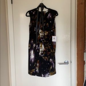 Calvin Klein multicolor dress with belt